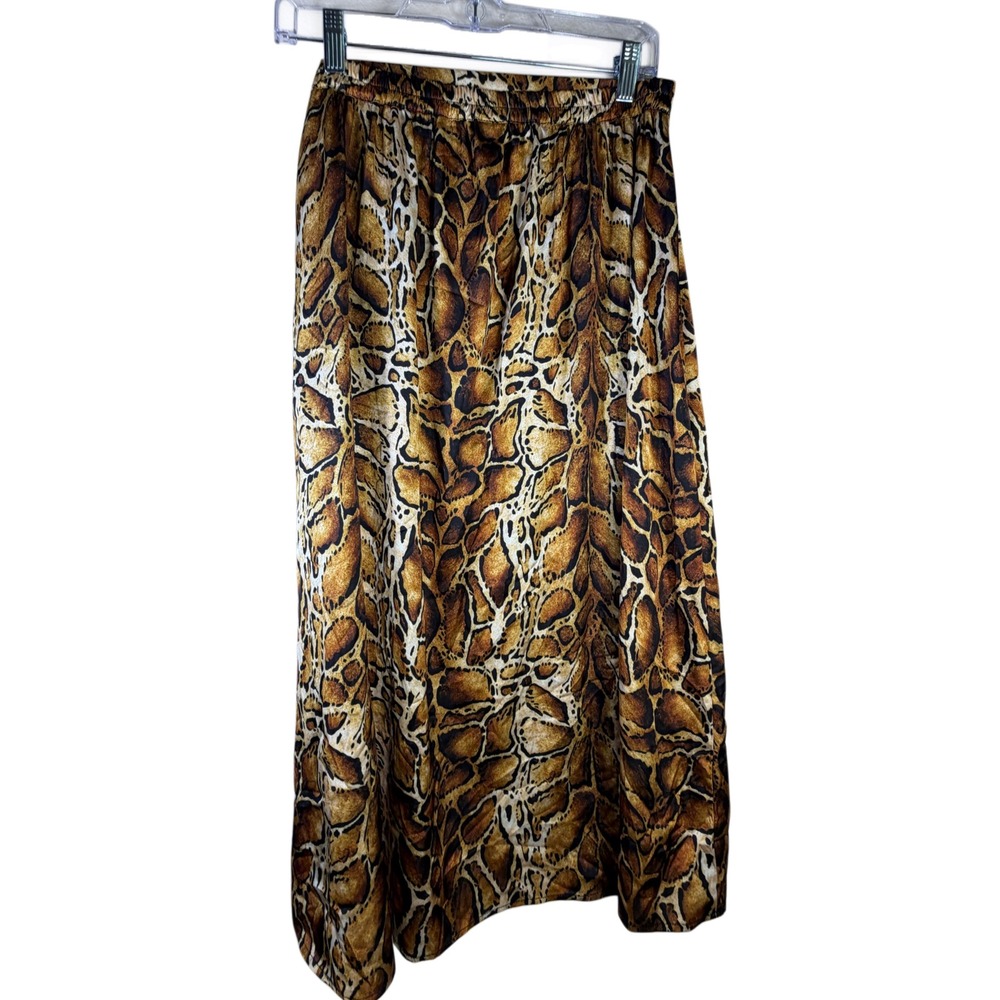 Ivy Jane 530028 Comfort & Joy A-Line Midi Skirt Giraffe Animal Cheetah Print S - Picture 3 of 9